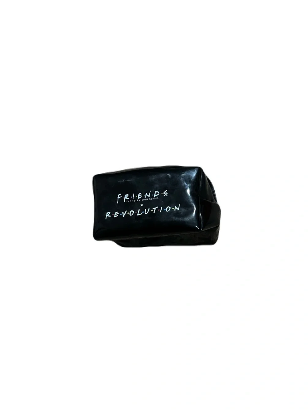 Friends x Revolution Black Cosmetic Makeup Bag Zipper Pouch TV Show Merchandise